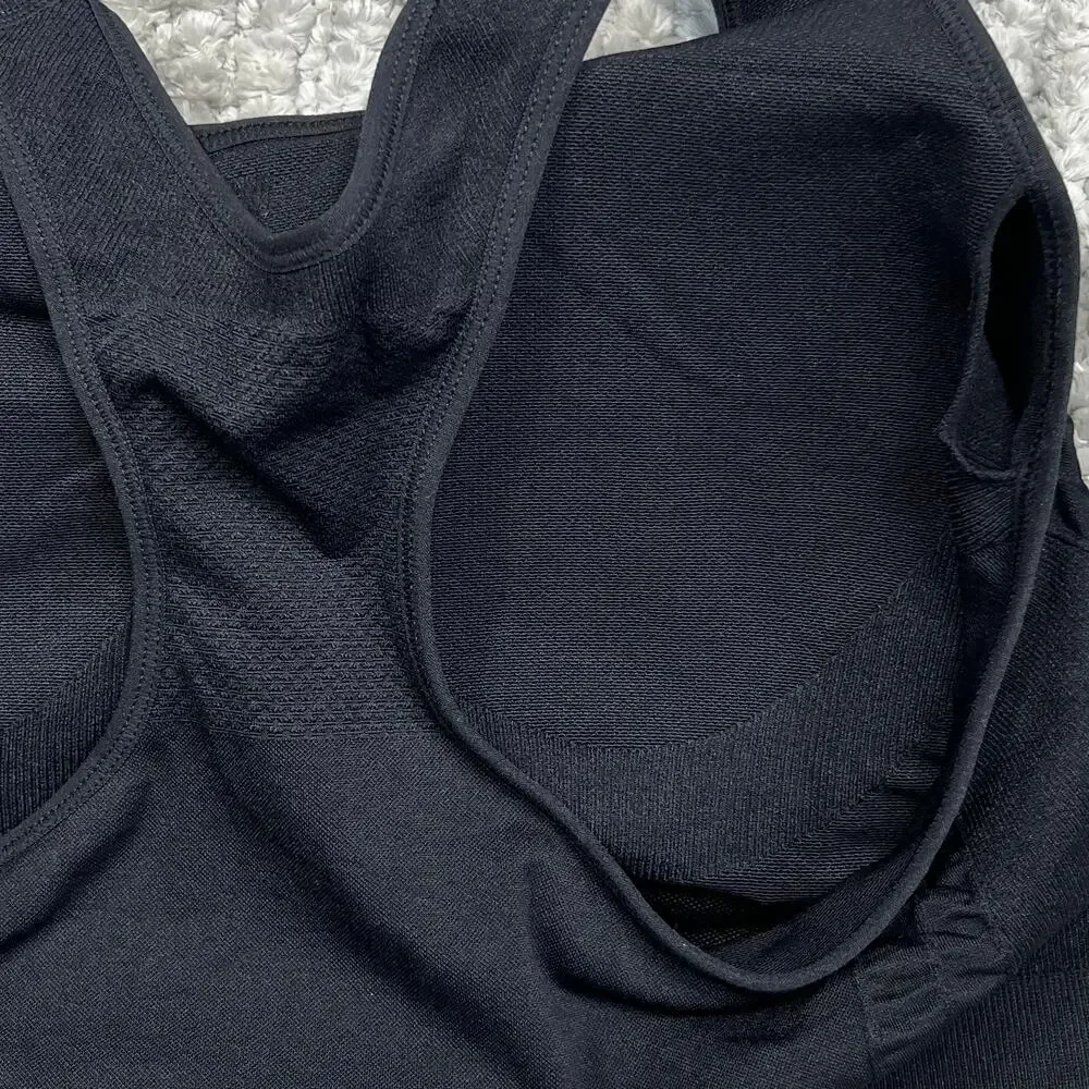 NEW‎ Truekind Women's Comfort ReACTIVATE Sports Bra Racerback Black Wireless 2XL